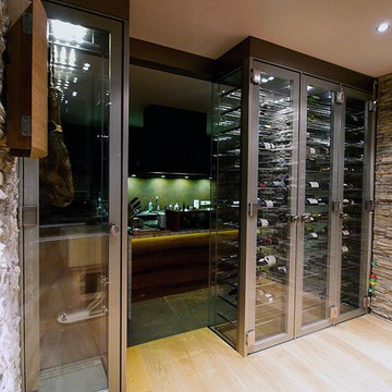 Wine wall - custom made wine cabinets - EuroCave