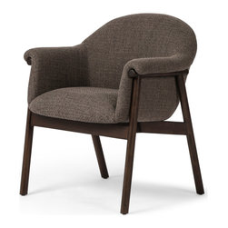 ZINHOME - Sora Dining Armchair-Gibson Mink - Dining Chairs