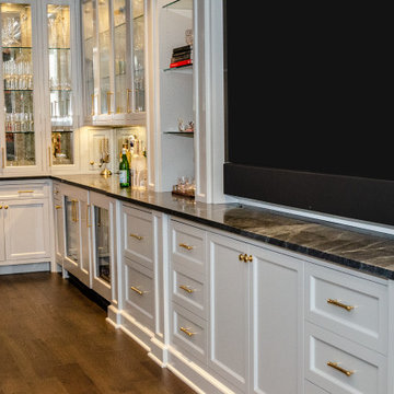 Basement Bar & Entertainment Unit, Weston, Ct