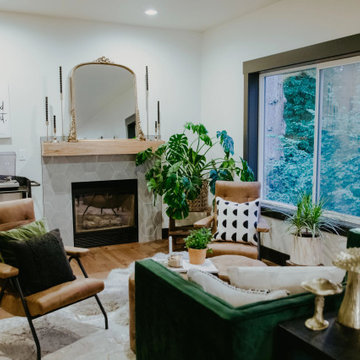 Tapestri Wool Hex Porcelain Living Room
