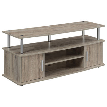 Designs2Go Monterey Tv Stand With Cabinets And Shelves