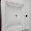 American Imagination 20.25"W Bathroom Vessel Sink, White