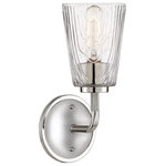 Designers Fountain - Designers Fountain D201M-1B-PN Westwood - 1 Light Wall Sconce - Shade Included: Yes  Dimable: YWestwood 1 Light Wal Polished Nickel CleaUL: Suitable for damp locations Energy Star Qualified: n/a ADA Certified: n/a  *Number of Lights: Lamp: 1-*Wattage:60w Medium Base bulb(s) *Bulb Included:No *Bulb Type:Medium Base *Finish Type:Polished Nickel