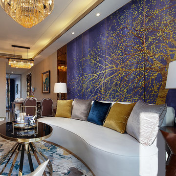 hand painted wallpaper project show