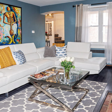 Bowie Living Room – Modern Layered Styling