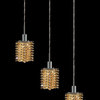 Elegant Lighting 1283D-O-P-LT/RC Chrome Pendant