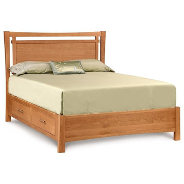 Copeland Monterey Storage Bed, Natural Cherry, Cal King