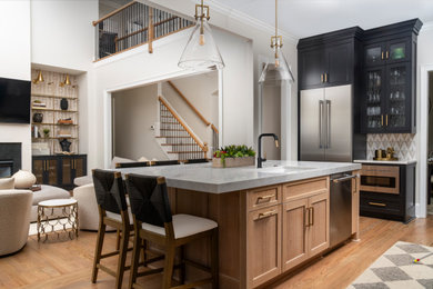 Inspiration for a transitional kitchen remodel in Charlotte