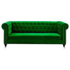 Hanny Green Velvet Sofa