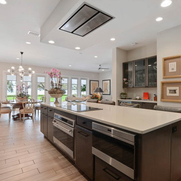 Transitional Bayshore Kitchen Island
