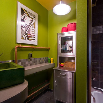 Our clients wanted a contemporary bathroom remodel and we surely provided what t