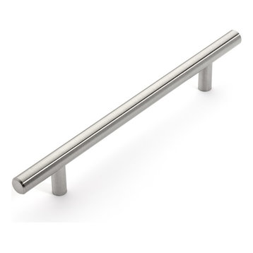 European Style Satin Nickel Bar Pulls, 8-3/4" Bar Pull