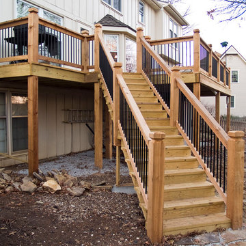 Brown - Pressure treated deck in Kansas City