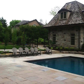 Custom Home with Expansive Backyard Oasis