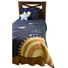 Solar Navy Full Size Kids Comforter Bed Set