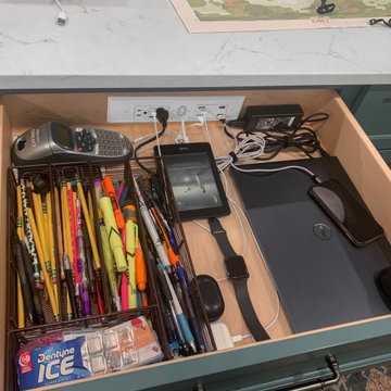 Kitchen In-Drawer Charging Outlets