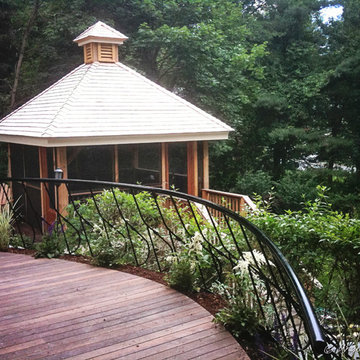 Hillside Garden with Gazebo & Terraced Patios