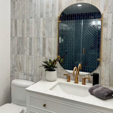Millstone guest bathroom