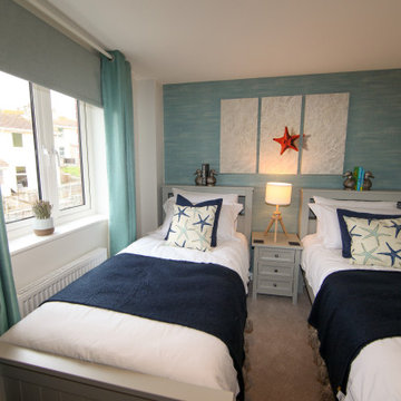 3-Bed Blue and Coral Holiday Let, West Lulworth, Dorset