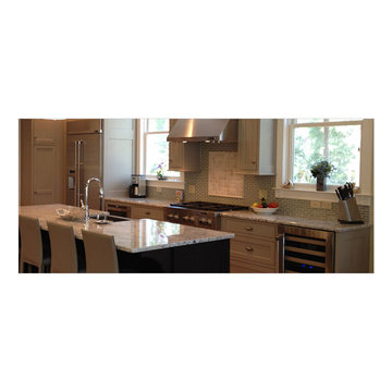 Mini Brick Kitchen Backsplash