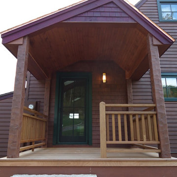 Contemporary Farmhouse Porch; Rockingham, VT