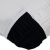 White Decorative Pillow Covers 22"x22" Silk, Piano Bar