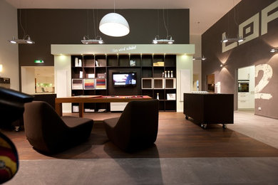 Modernes Arbeitszimmer in Düsseldorf