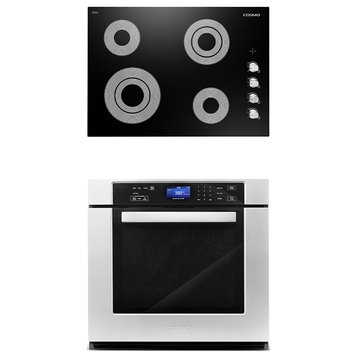 2PC Kitchen Package with 30" Electric Cooktop & 24" Electric Wall Oven