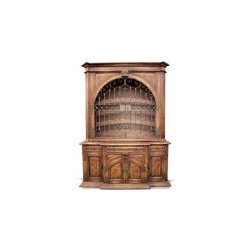 Hand Painted Wine Cabinet Leonore - Wine And Bar Cabinets