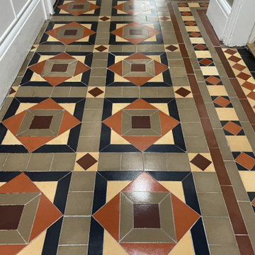 Victorian Tiled Hallway Renovated in Stourbridge