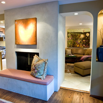 Stucco Fireplace Surround
