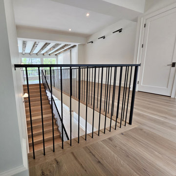 Project #119 | White Oak Staircase with Stacked Bullnose Detail