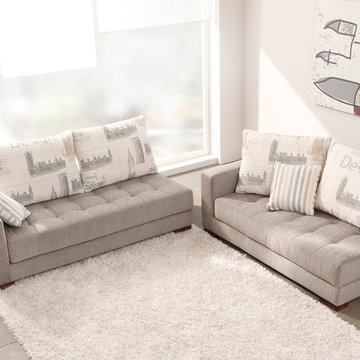 Manacor Sectional Sofa Sleeper by Famaliving California