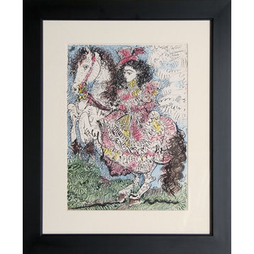 Pablo Picasso, Untitled, Woman on Horse, Lithograph
