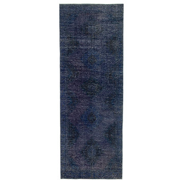 Rug N Carpet - Hand-knotted Anatolian 4' 5'' x 12' 4'' Rustic Runner Rug