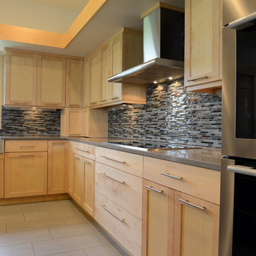 Crystal Cabinets- Contemporary Maple/Lyptus Kitchen