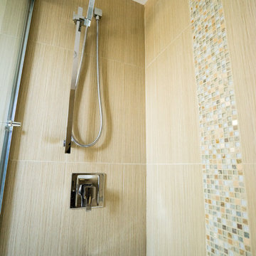 La Mesa Asian Inspired Design in Master Bathroom Remodel