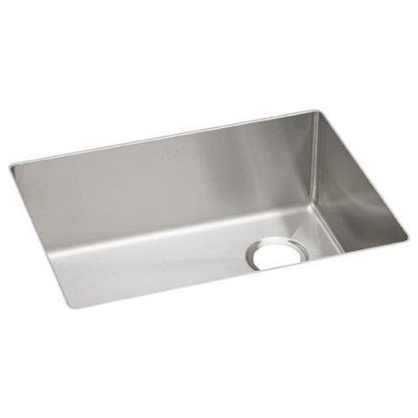 Elkay Crosstown Stainless Steel 1-Bowl Undermount Sink, Polished Satin
