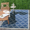 Safavieh Amherst Collection AMT412 Rug, Navy/Ivory, 6'x9'