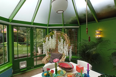 Inspiration for a modern conservatory.