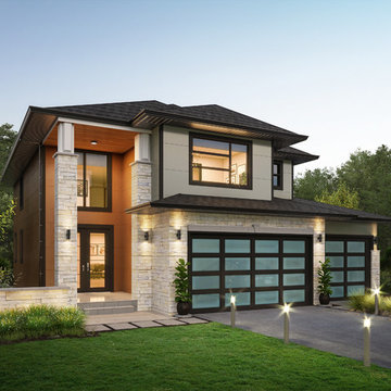 Contemporary Exterior New Construction