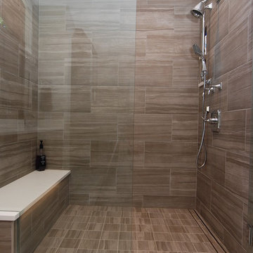 Contemporary Bathroom Renovation in Highland Park, IL
