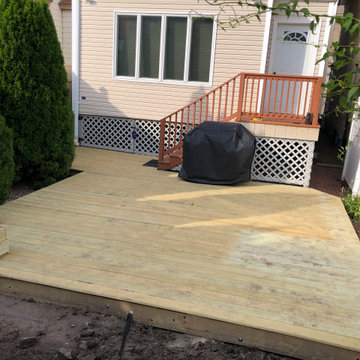 Pressure Treated Wood Deck Renovation