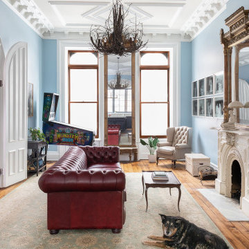 Prospect Heights Brownstone - Living Room