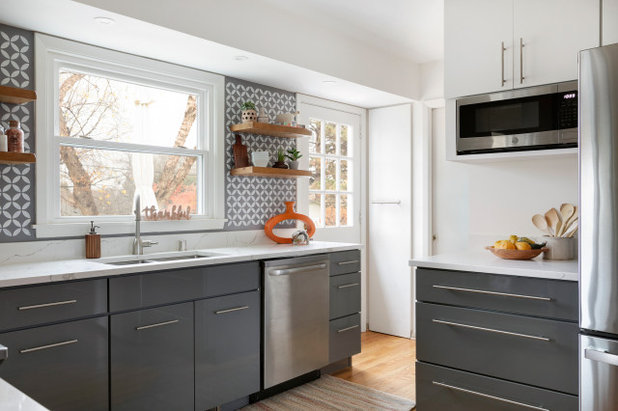 Midcentury Kitchen by Zimmer Design LLC