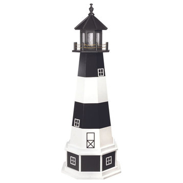 Bodie Island Hybrid Lighthouse, Replica, 3 Foot, Standard, With Base
