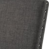 Keighley Nailhead Accent Dining Chair, Set of 2, Dark Grey