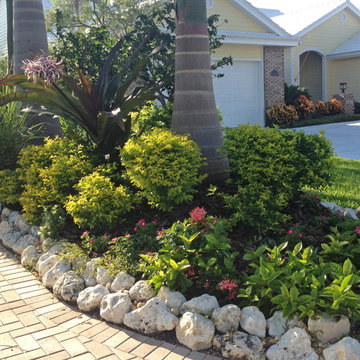 Layered flower beds