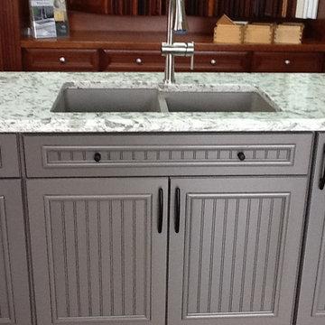 Pompeii Quartz Milky Way Island Countertop