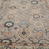 7'10''x9'7'' Hand Knotted Wool Turkish Oushak Oriental Area Rug, Gray Color